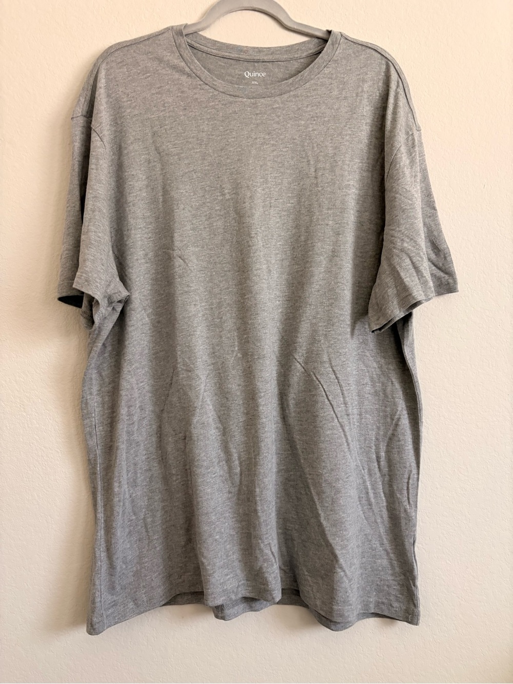 NWT Quince Men’s Crew Neck T-Shirt - Gray size xxl